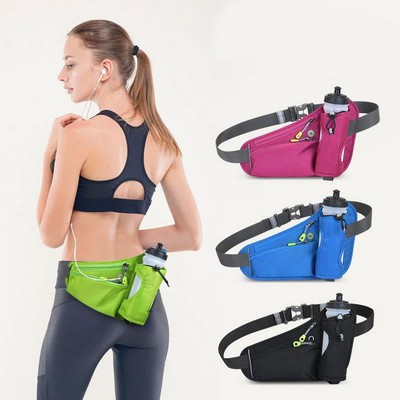 Fanny Pack Running Belt with Water Bottle Holder