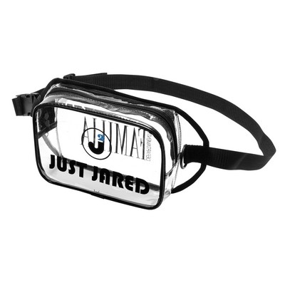 2-Zip Clear Crescent Fanny Pack | Stadium & Venue